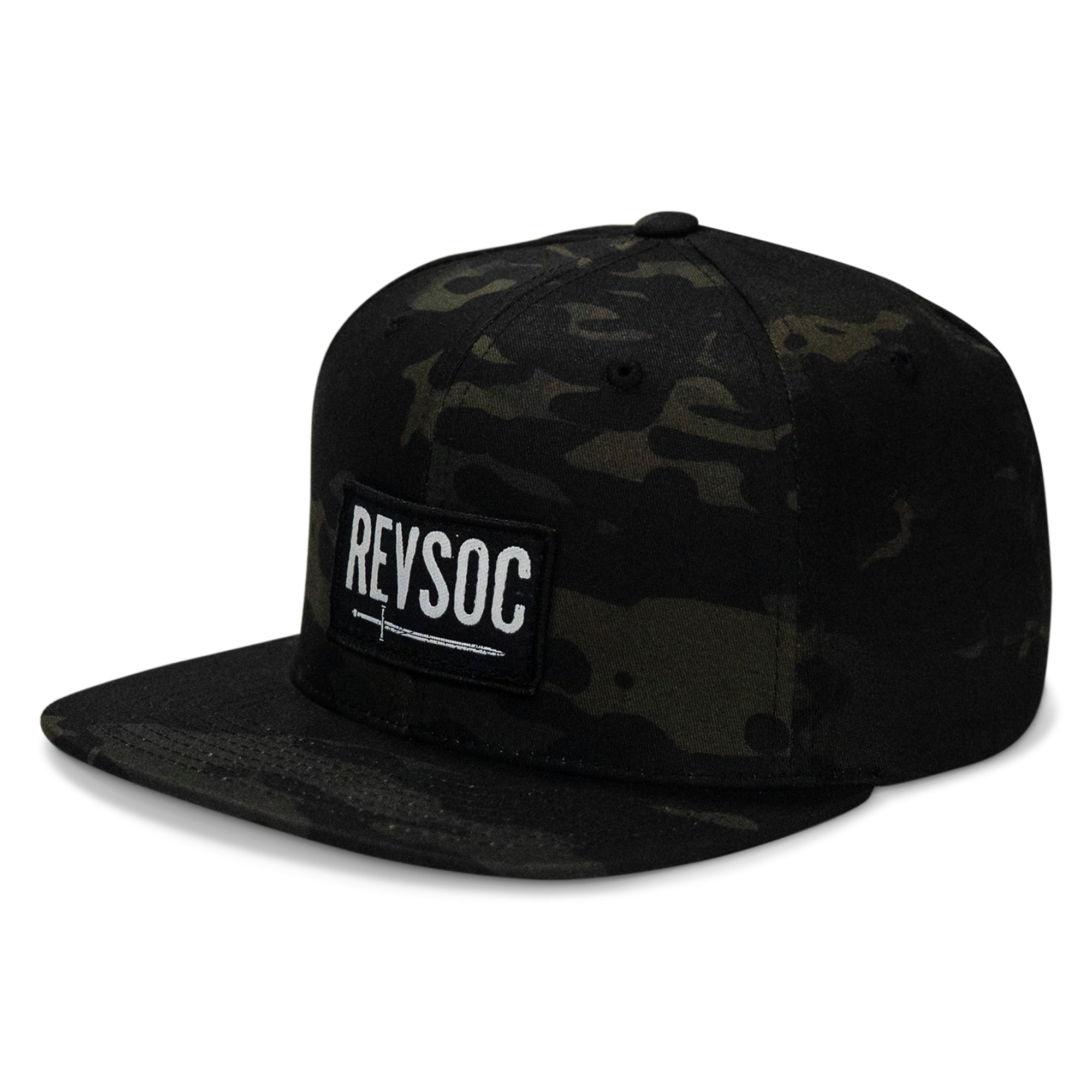 REVSOC Classic Patch Flatbill Hat