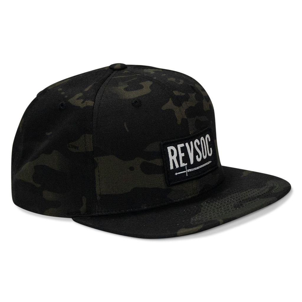 REVSOC Classic Patch Flatbill Hat