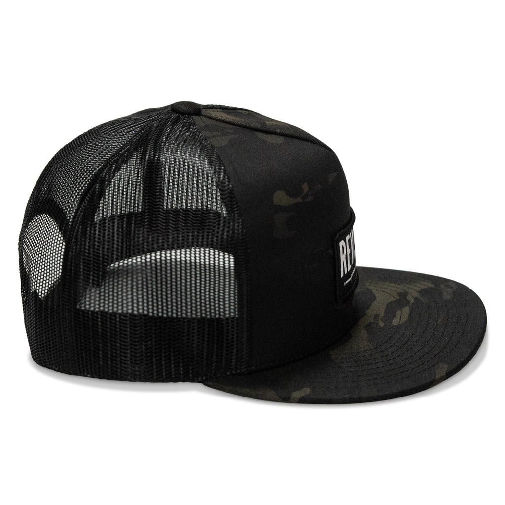 REVSOC Classic Patch Flatbill Hat