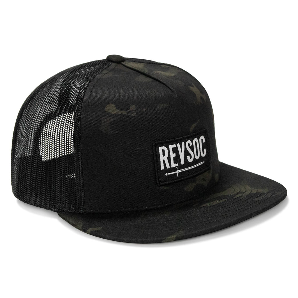 REVSOC Classic Patch Flatbill Hat