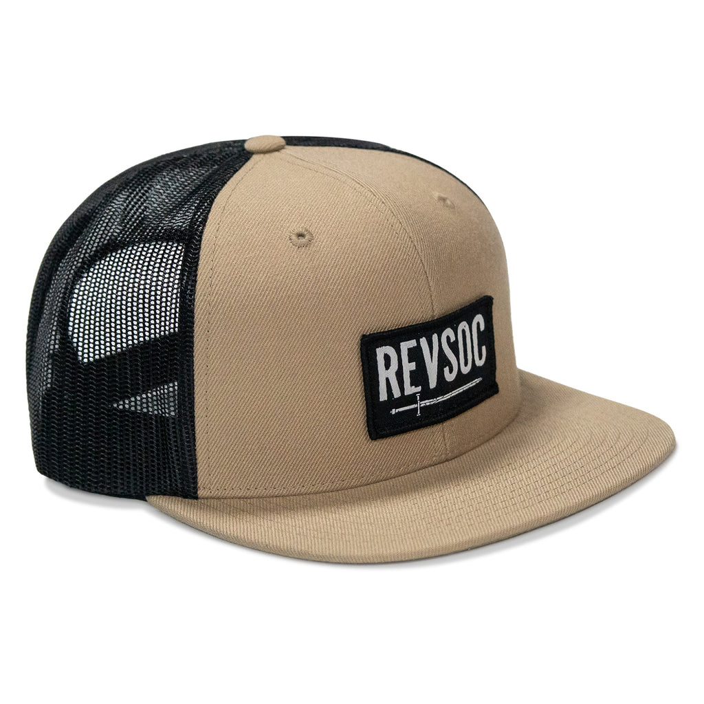 REVSOC Classic Patch Flatbill Hat