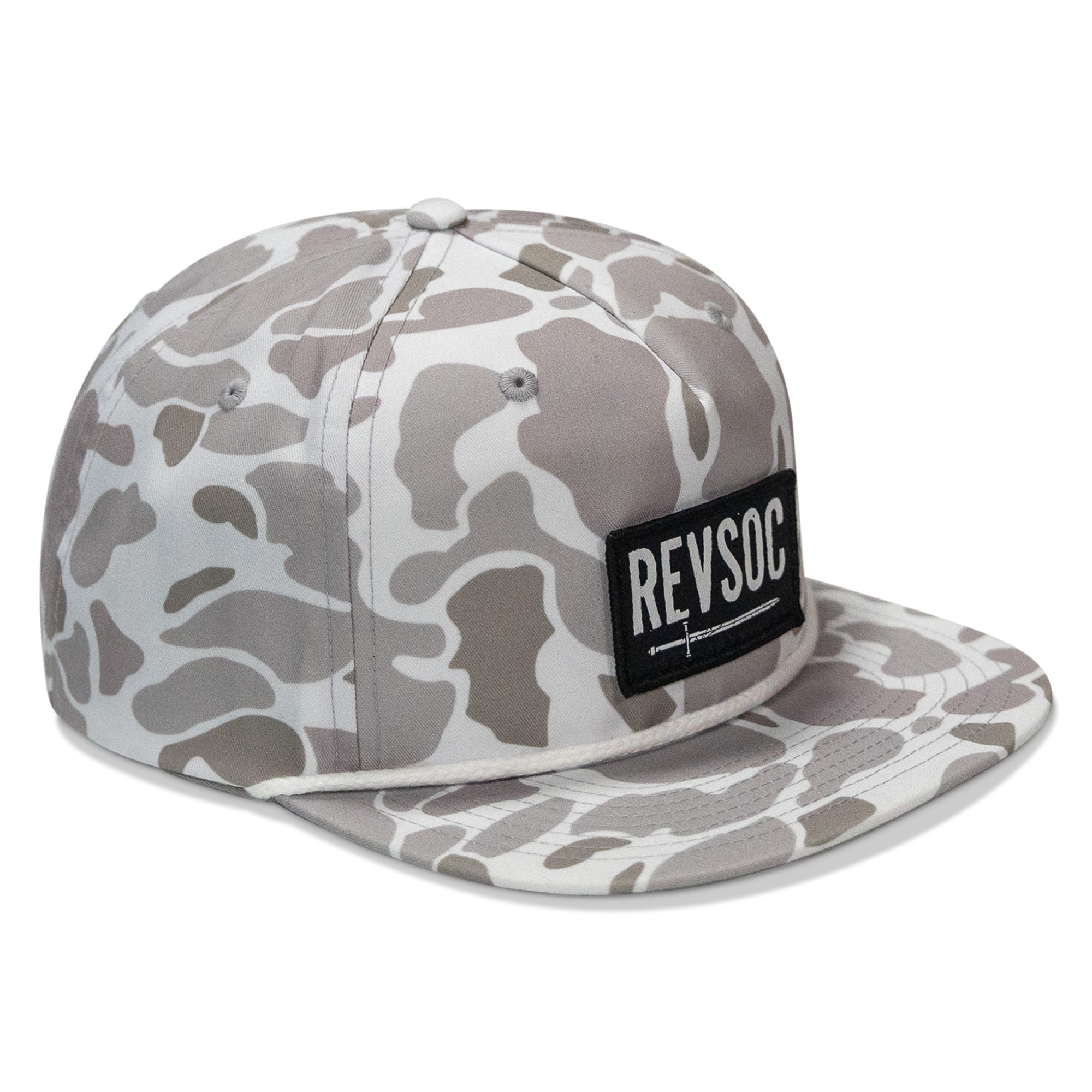 REVSOC Classic Patch Flatbill Hat