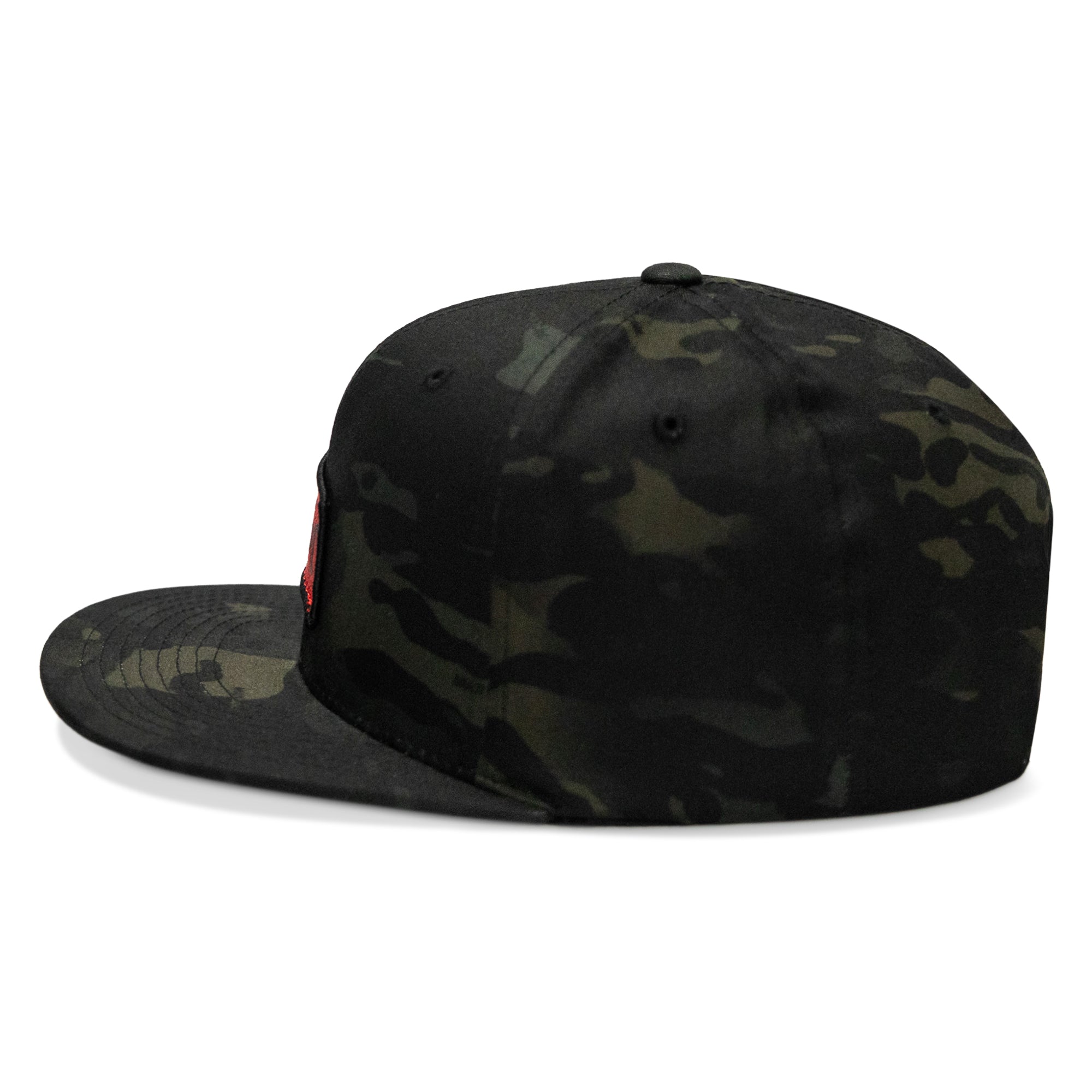 RSC Classic Red Diamond Velcro Patch Flatbill Hat