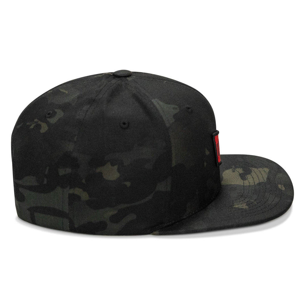 RSC Classic Red Diamond Velcro Patch Flatbill Hat