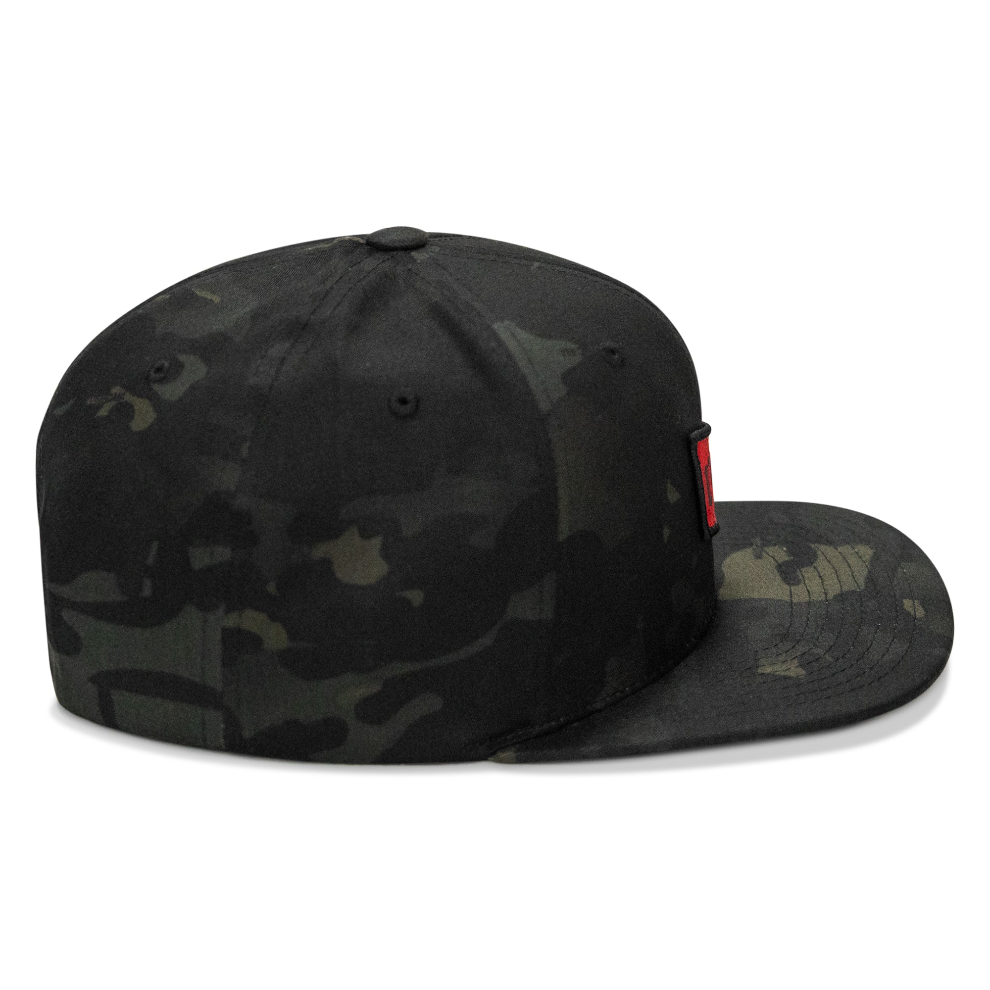 RSC Classic Red Diamond Velcro Patch Flatbill Hat