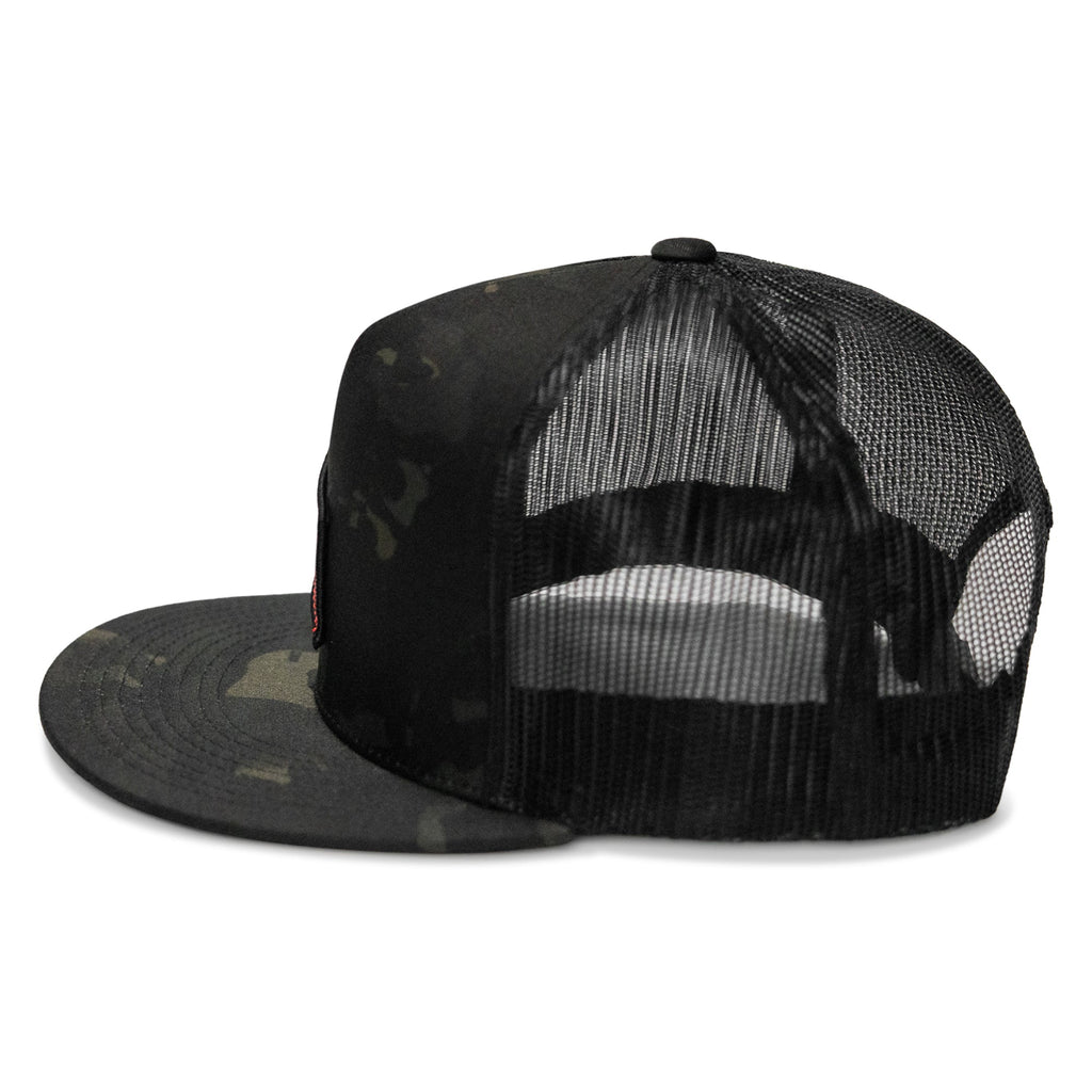 RSC Classic Red Diamond Velcro Patch Flatbill Hat