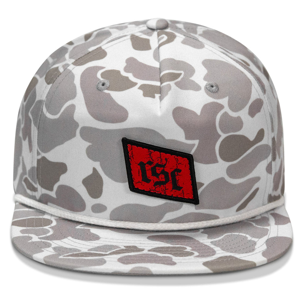 RSC Classic Red Diamond Velcro Patch Flatbill Hat