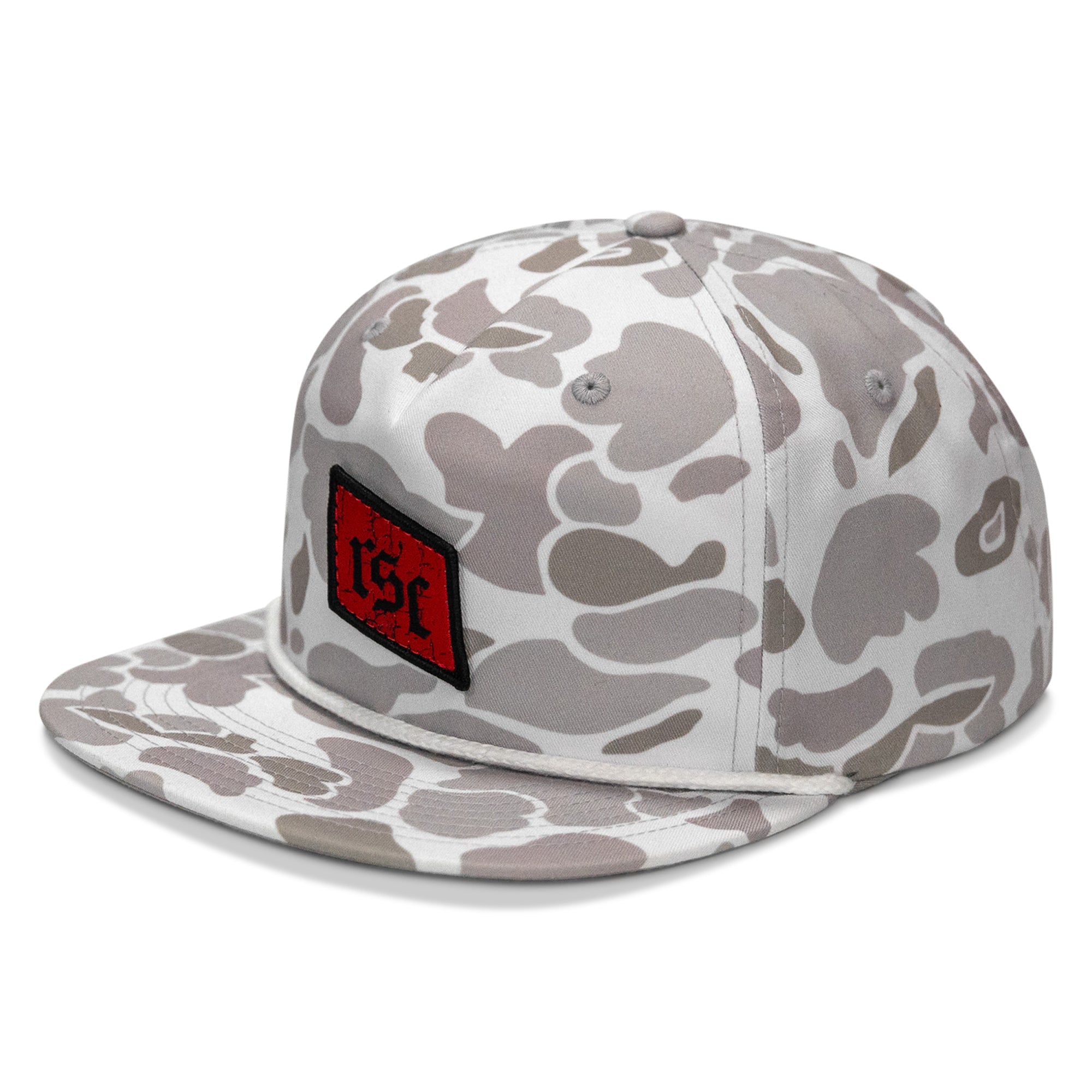 RSC Classic Red Diamond Velcro Patch Flatbill Hat