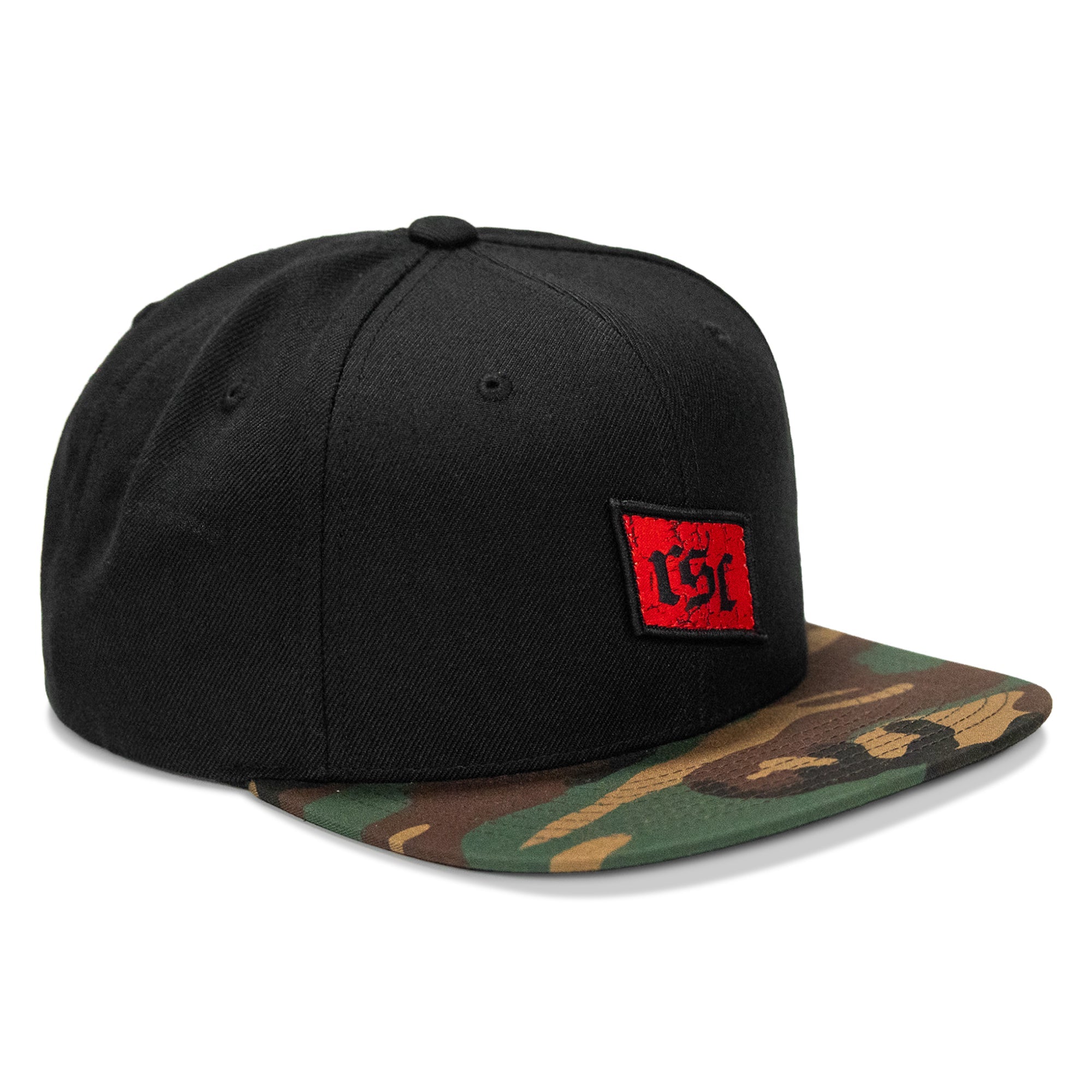 RSC Classic Red Diamond Velcro Patch Flatbill Hat