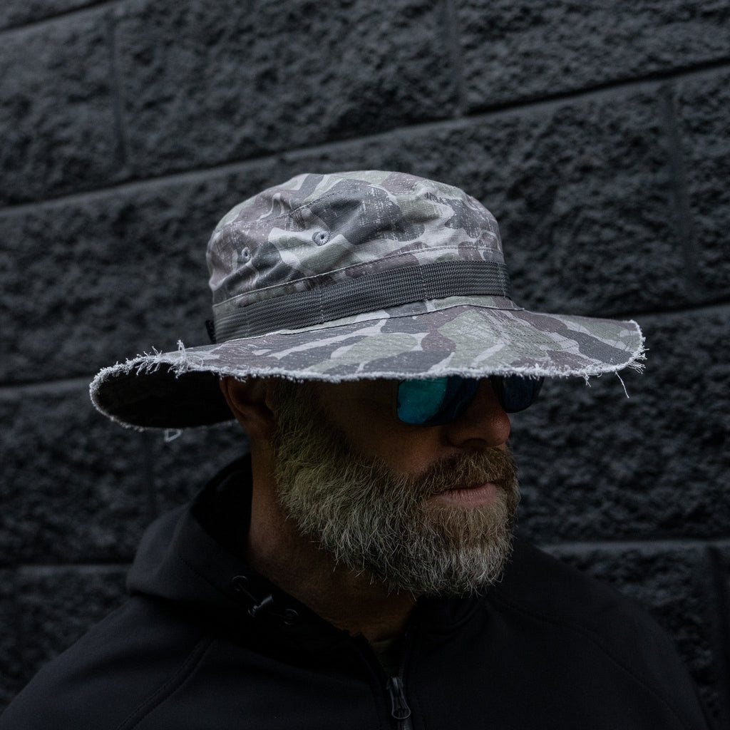 Distressed Ripstop Mid-Profile Tactical Boonie Hat