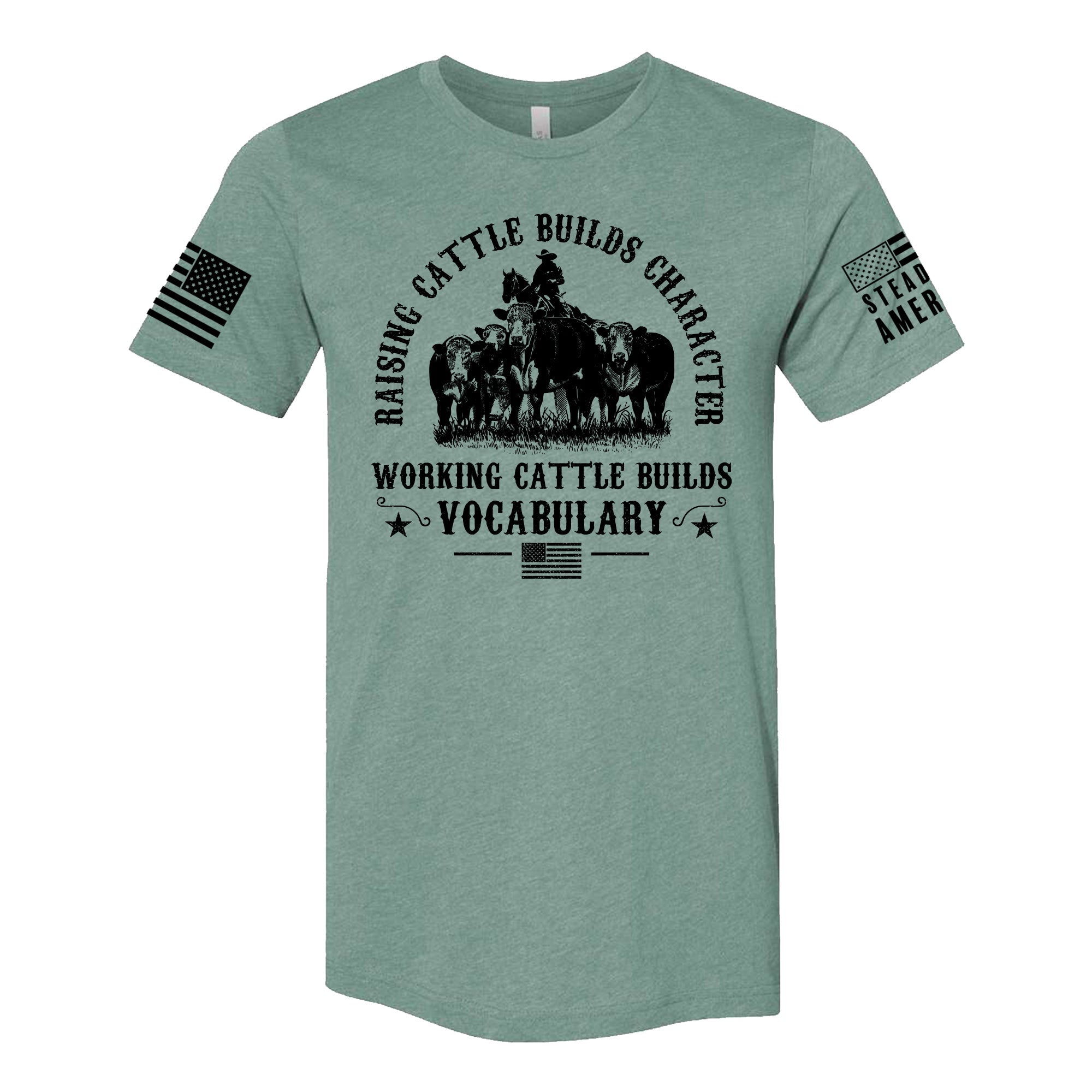 Working Cattle Builds Vocabulary T-Shirt