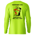Remember Kids - Hi-Visibility UPF 50 Long Sleeve Sun Shirt