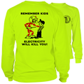 Remember Kids - Long Sleeve Hi-Vis T-Shirt