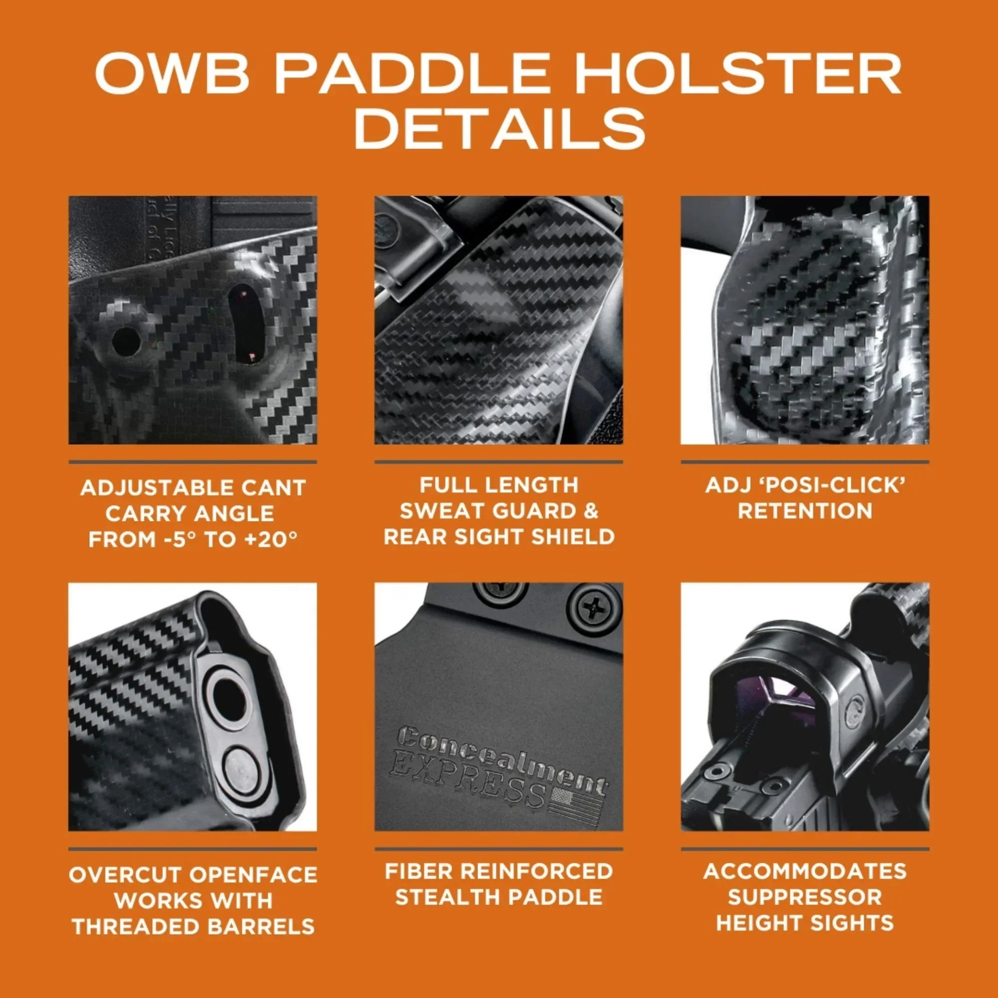 Sig Sauer P320 Full Size Olight PLX Paddle Holster