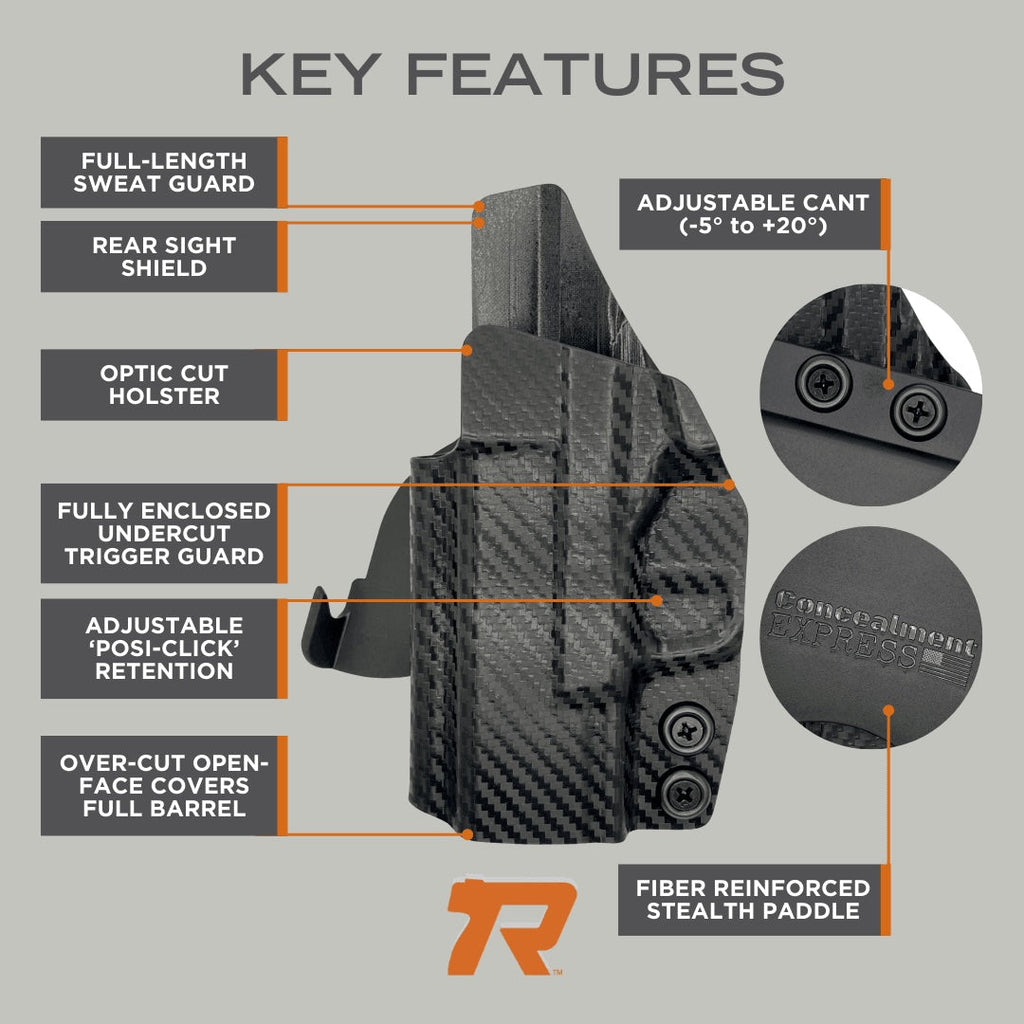 Sig Sauer P320 Compact Olight PLX Paddle Holster