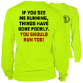 Run - Long Sleeve Hi-Vis T-Shirt