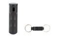 Sabre Pepper Gel with Quick Release Whistle Keychain |  .54 Ounces |  Black |  Matte Finish