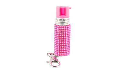 Sabre Jeweled |  .54oz |  Jeweled Black |  Snap Clip Keychain |  Twist Lock Safety