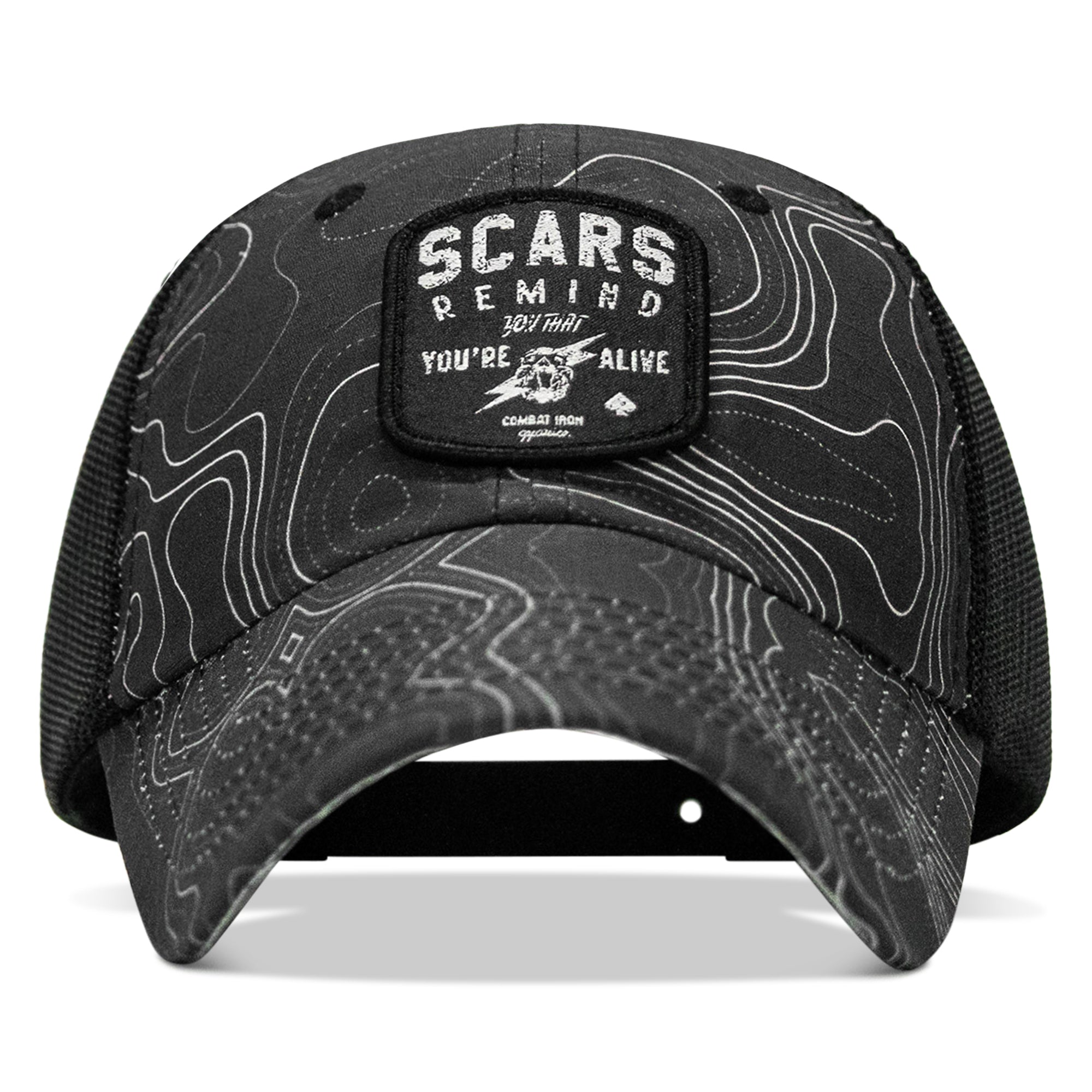 Scars Remind You You're Alive Patch Tactical Ripstop Mesh Snapback Hat