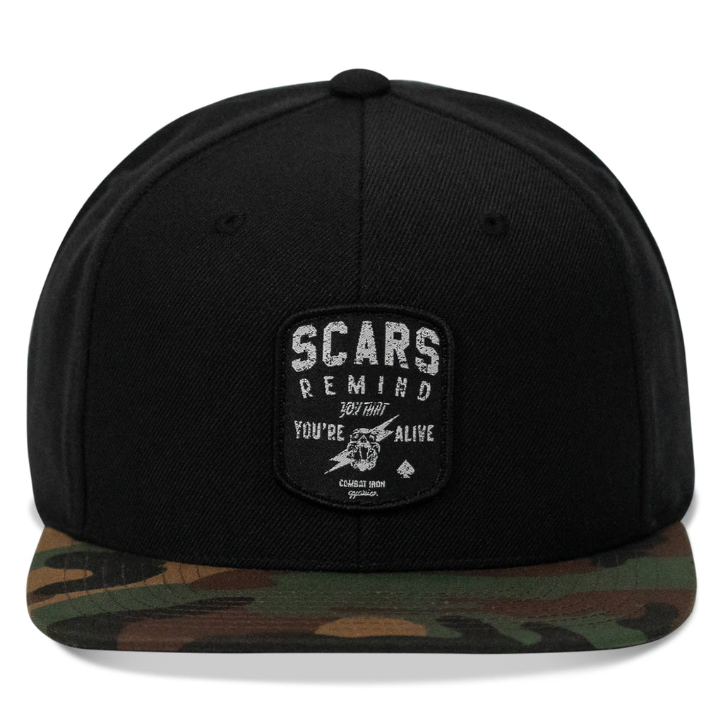 Scars Remind You You're Alive Flatbill SnapBack Hat