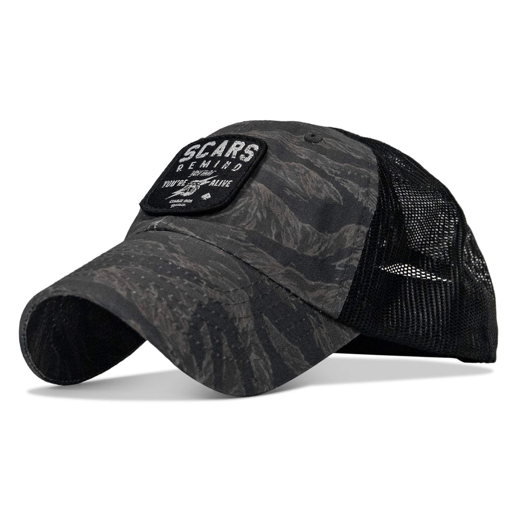 Scars Remind You You're Alive Patch Tactical Ripstop Mesh Snapback Hat