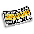 On the Pain Scale... | Funny Medical Stickers