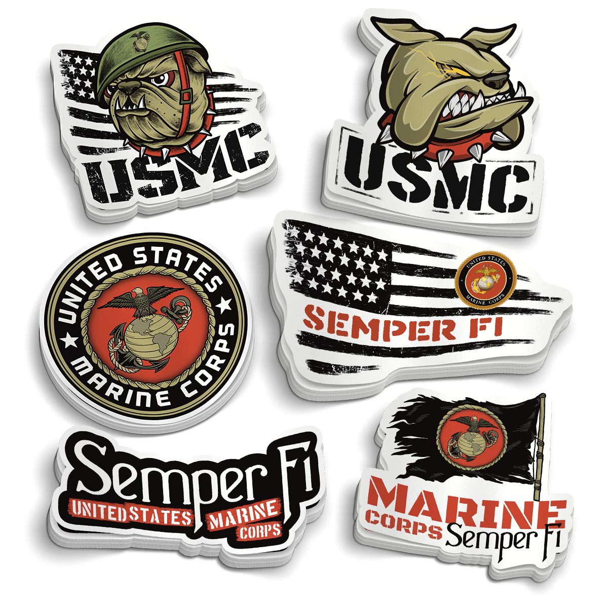 USMC Marine Corps Sticker Pack – Self Rescue Tactical