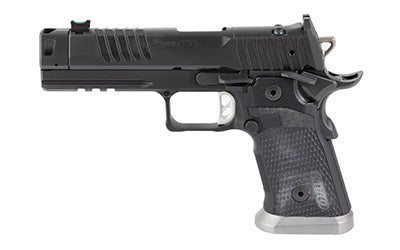 Sig Sauer P211 GTO |  Semi-automatic |  Single Action Only |  Metal Frame Pistol |  Full Size |  9MM |  4.4" Barrel |  MACH3D Compensator |  Matte Finish |  Black |  Sig-Loc Pro Footprint Optics Ready Slide |  Fiber Optic Sight |  Flared Magwell |  3 Maga