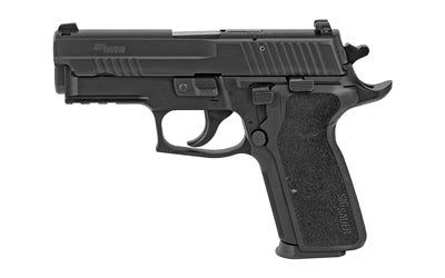 Sig Sauer P229 |  Enhanced Elite |  California Compliant |  Double Action/Single Action |  Compact |  9MM |  3.9" Barrel |  Alloy |  Nitron Finish |  Nitron Finish |  Black |  E2 Polymer Grip |  Night Sights |  Decocker |  10 Rounds |  Short Reset Trigger