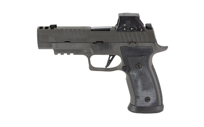 Sig Sauer P320 AXG LEGION |  Semi-automatic |  Striker Fired |  Metal Frame Pistol |  Full Size |  9MM |  3.9" Barrel |  Integrated Expansion Chamber |  Cerakote Finish |  Legion Gray |  SIG-LOC PRO Footprint Optics Ready Slide |  X-RAY3 Day/Night Sights