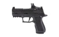 Sig Sauer P320 XCOMPACT |  Striker Fired |  Semi-automatic |  Polymer Frame Pistol |  Compact |  9MM |  3.6" Barrel |  Nitron Finish |  Black |  ROMEO-RS PRO Sight |  X-RAY3 Day/Night Sights |  XCOMPACT Polymer Grips |  15 Rounds |  2 Magazines
