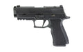 Sig Sauer P320 XTEN COMPACT |  Semi-automatic |  Striker Fired |  Metal Frame Pistol |  Compact |  10MM |  3.8" Barrel |  Integrated Expansion Chamber |  Nitron Finish |  Black |  Optics Ready |  X-RAY3 Day/Night Sights |  Polymer Grips |  10 Rounds |  2
