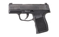 Sig Sauer P365 |  Striker Fired |  Semi-automatic |  Polymer Frame Pistol |  Sub-Compact |  380 ACP |  3.1" Barrel |  Nitron Finish |  Black |  SIGLITE Day/Night Sights |  2 Magazines |  10 Rounds |  Optics Ready