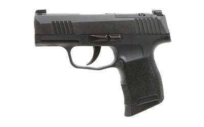 Sig Sauer P365 |  Striker Fired |  Semi-automatic |  Polymer Frame Pistol |  Sub-Compact |  9MM |  3.1" Barrel |  Nitron Finish |  Black |  XRAY3 Day/Night Sights |  2 Magazines |  1 Flush Fit 10 Round Magazine and 1 Extended 10 Round Magazine