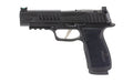 Sig Sauer P365 FUSE |  Striker Fired |  Semi-automatic |  9MM |  4.3" Barrel |  Matte Finish |  Black |  AXG Grip Module |  Fiber Optic Front Sight |  3 Magazines |  (2)-21 Round |  (1)-17 Round