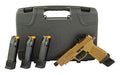 Sig Sauer P365 FUSE TACOPS |  Striker Fired |  Semi-automatic |  Compact |  9MM |  5.1" Threaded Barrel |  1/2X28 Thread Pitch |  Cerakote Finish |  Coyote |  ROMEO-X SIG-LOC RedDot |  X-RAY3 Day/Night Sights |  4 Magazines |  21 Rounds