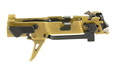 Sig Sauer Fire Control Unit |  Fits P320 |  Titanium Nitride Finish |  Gold |  Compatible with 9mm/40 S&W/357 Sig |  Skeletonized Flat Blade Trigger