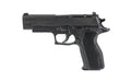 Sig Sauer P226 |  Semi-automatic |  Double Action/Single Action |  Metal Frame Pistol |  Full Size |  9MM |  4.4" Barrel |  Matte Finish |  Black and Bronze |  Siglite Tritium Night Sights |  Decocker |  15 Rounds |  "Freedom" Engraving on Slide |  2 Maga
