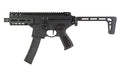 Sig Sauer MPX |  Semi-automatic |  Short Barrel Rifle |  9MM |  4.5" Barrel |  Matte Finish |  Black |  Folding Stock |  35 Rounds |  1 Magazine