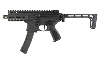 Sig Sauer MPX |  Semi-automatic |  Short Barrel Rifle |  9MM |  4.5" Barrel |  Matte Finish |  Black |  Folding Stock |  35 Rounds |  1 Magazine