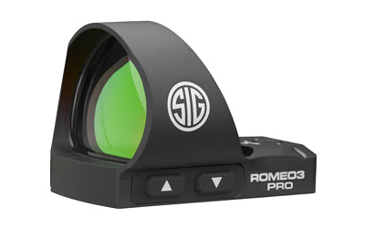Sig Sauer ROMEO3 PRO |  Red Dot Sight |  31mm Objective |  3 MOA Red Dot |  Matte Finish |  Black |  Sig Sauer PRO Footprint