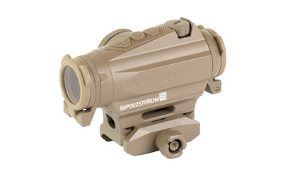 Sig Sauer ROMEO4T-PRO |  Red Dot Sight |  20mm Objective |  2 MOA Ballistic Circle Dot |  Matte Finish |  Flat Dark Earth |  Fits M1913 Rail