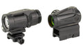 Sig Sauer ROMEO-MSR Gen II/JULIET5-MICRO |  Red Dot Sight and Magnifier Combo |  5X Magnification |  24mm Objective |  2 MOA Red Dot |  Matte Finish |  Black |  Fits Picatinny Rail