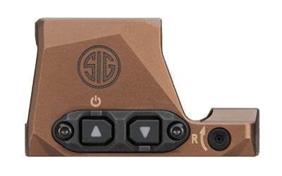 Sig Sauer ROMEO-X |  Red Dot Sight |  24mm Objective |  32 MOA Circle with 2 MOA Red Dot |  Matte Finish |  Flat Dark Earth |  COMPACT/RMSc Footprint