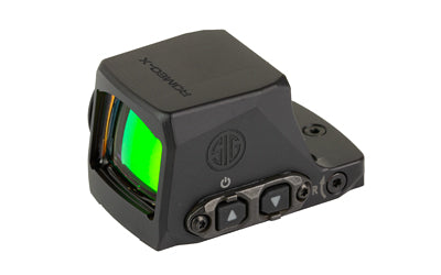 Sig Sauer ROMEO-X |  Red Dot Sight |  24mm Objective |  32 MOA Circle and 2 MOA Red Dot |  Matte Finish |  Black |  COMPACT/RMSc Footprint |  Enclosed Emitter