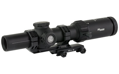 Sig Sauer TANGO MSR |  Rifle Scope |  1-10X26 |  First Focal Plane MSR BDC10 Reticle |  Illuminated |  26mm Objective |  34mm Main Tube |  Matte Finish |  Black |  Includes 1.53"34mm Alpha-MSR Cantilever Mount and Flipback Lens Covers