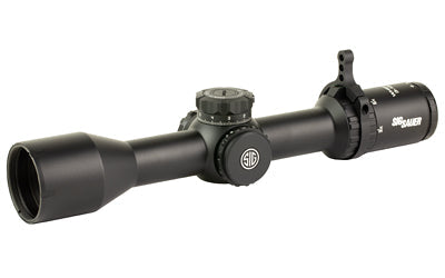 Sig Sauer WHISKEY6 Rifle Scope |  3-18X Magnification |  44MM Objective |  30MM Main Tube |  First Focal Plane |  MRAD Milling Hunter 2.0 Reticle |  Matte Finish |  Black
