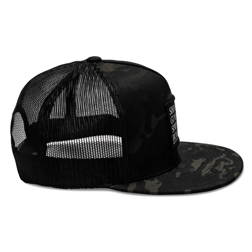 Shooting Guns & Spreadin' Buns Patch Flatbill Hat