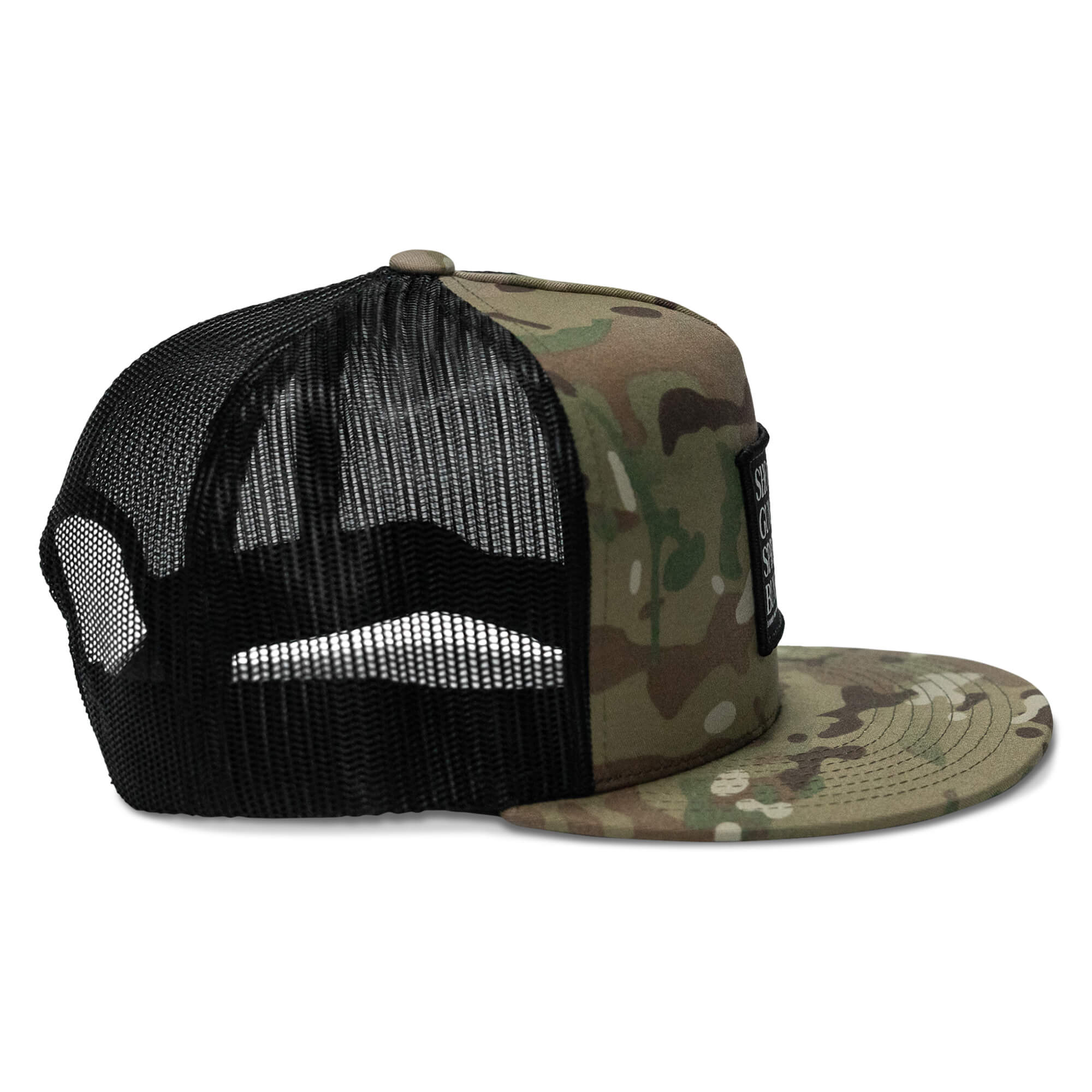 Shooting Guns & Spreadin' Buns Patch Flatbill Hat