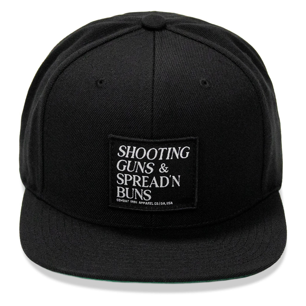 Shooting Guns & Spreadin' Buns Patch Flatbill Hat